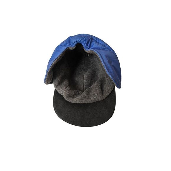 LL Bean‎ Goretex Ear Flap Ball Cap Medium Hat Polartec Fleece Lined USA Blue - Picture 6 of 8